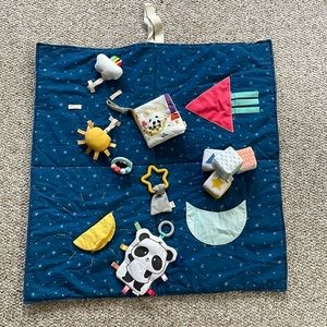 2 KiwiCo Panda Crates - travel with me play mat & sense with me toys